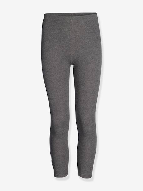 Leggings thermiques filles Happy Girls Basic anthracite+grenadine+gris chiné+marine+noir+rose bonbon+rose poudré 1 - vertbaudet enfant 