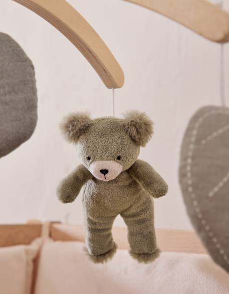 Mobile musical avec bras en bois – orso & fluffy Vert 4 - vertbaudet enfant 