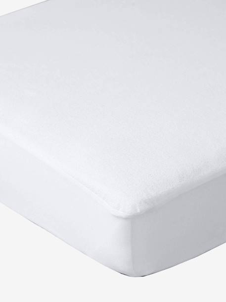 Vertbaudet - Alèse imperméable en éponge ultra respirante blanc