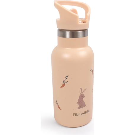 Gourde en acier inoxydable lapin  - vertbaudet enfant