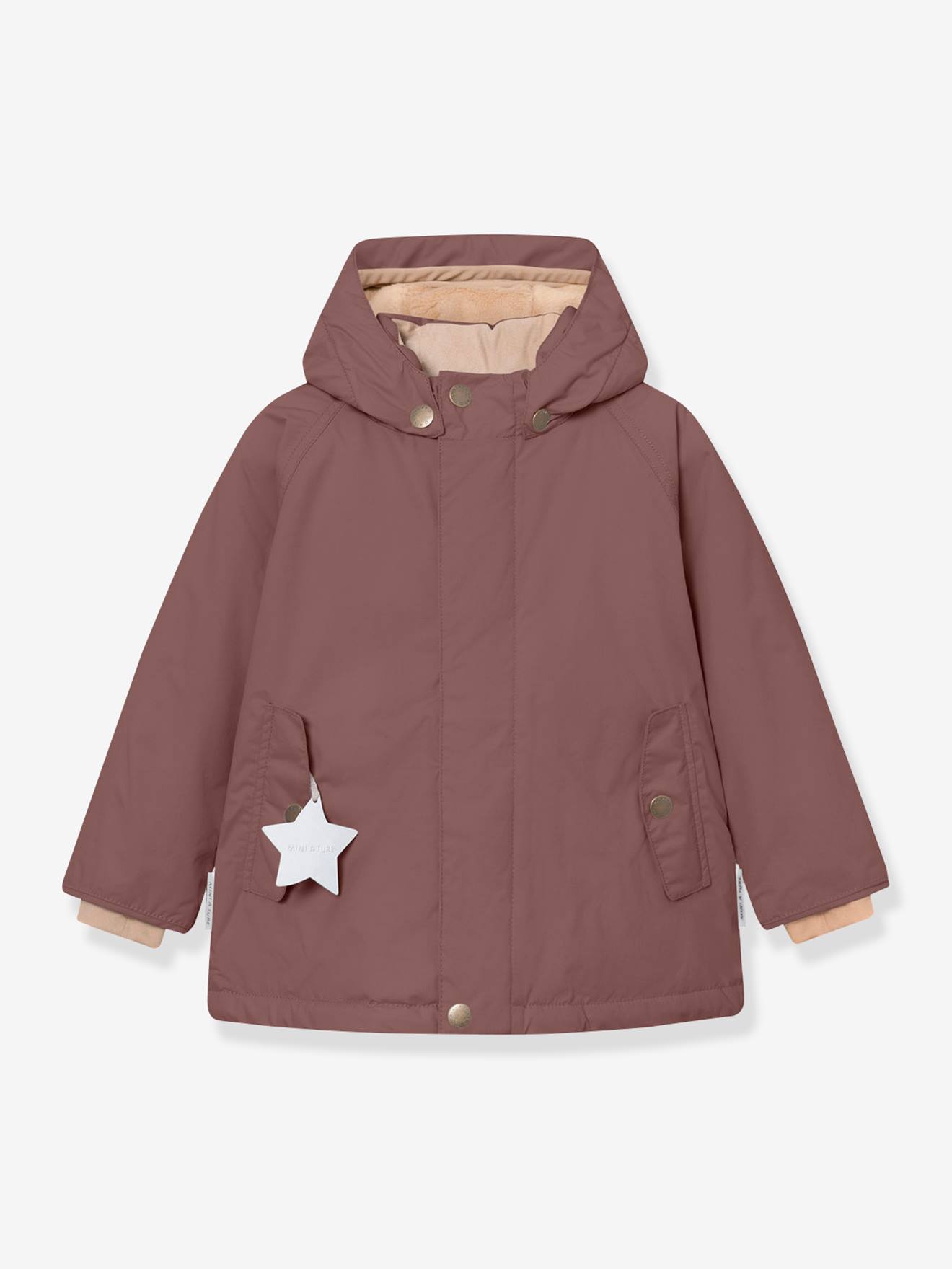 Veste d'hiver avec doublure polaire MATWALLY enfants MINI A TURE prune