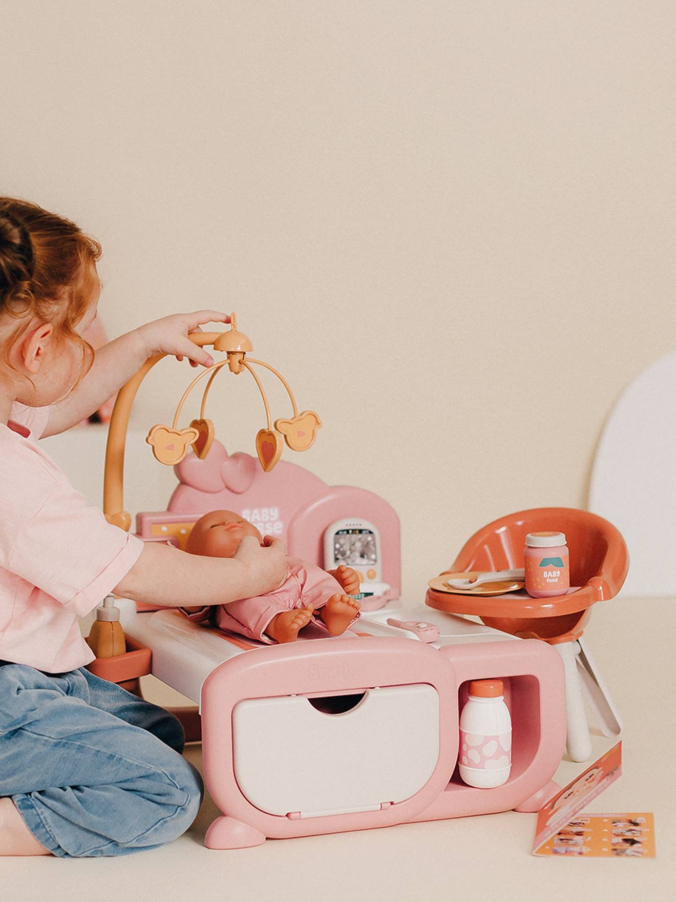 Nurserie cocoon 3 en 1 rose
