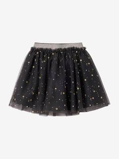 -Jupe fille noël tulle étoilé
