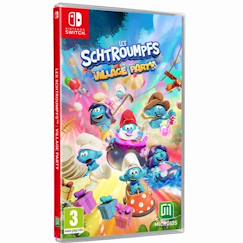 Jouet-Jeux vidéos et jeux d'arcade-Jeux d'arcade-Les schtroumpfs village party Nintendo switch