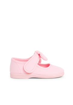 Chaussures-Babies en toile à scratch