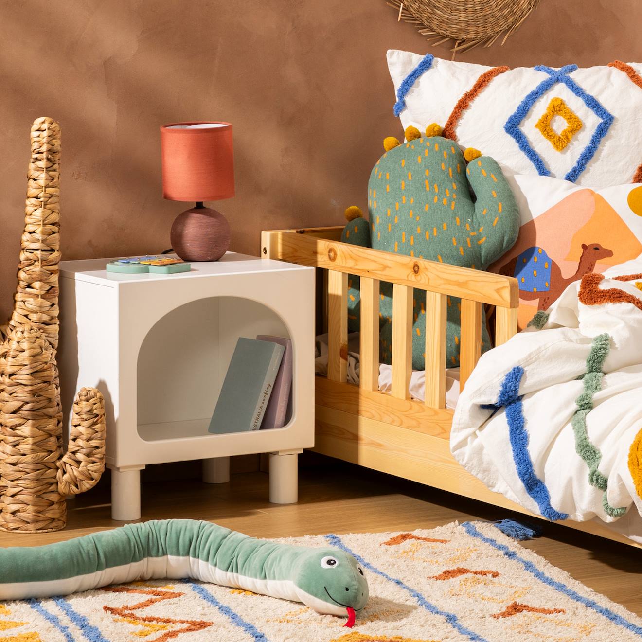 Table de chevet - tara - blanc