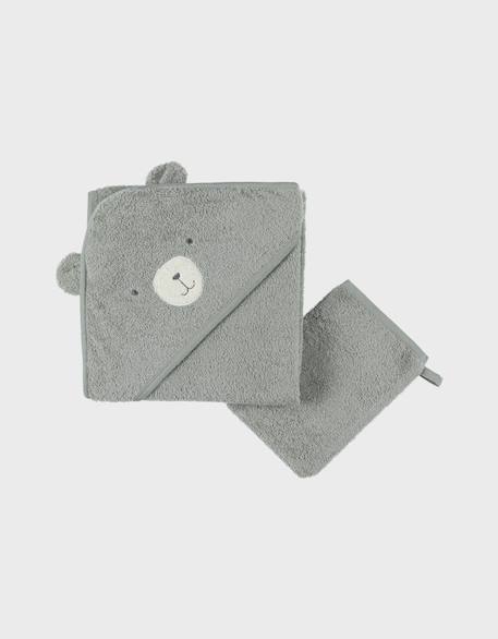 Cape de bain en éponge 75x75 cm  - vertbaudet enfant