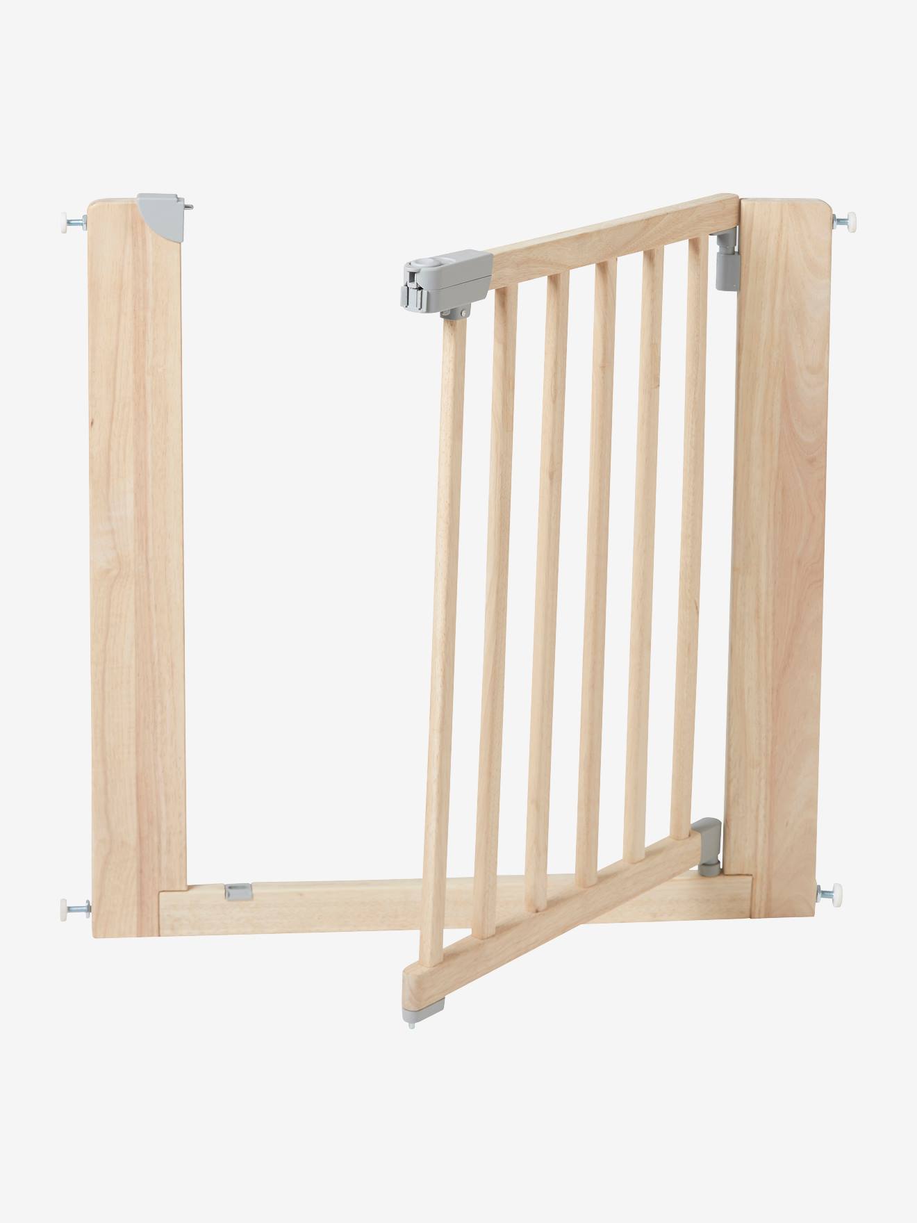 Barrière de sécurité VERTBAUDET en bois marron clair uni (Vertbaudet) - Image 1