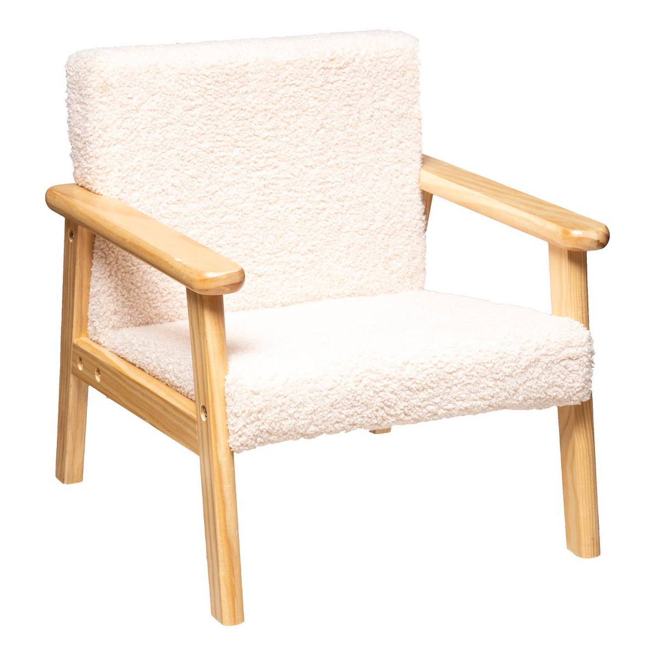 Fauteuil Enfant - Basile Blanc (Atmosphera) - Image 1