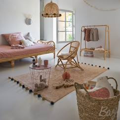 -Lit enfant en rotin - colette