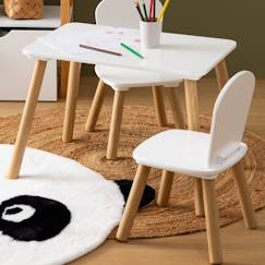 Ensemble table et 2 chaises enfant - alex  - vertbaudet enfant