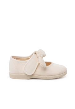 Chaussures-Babies en toile à scratch