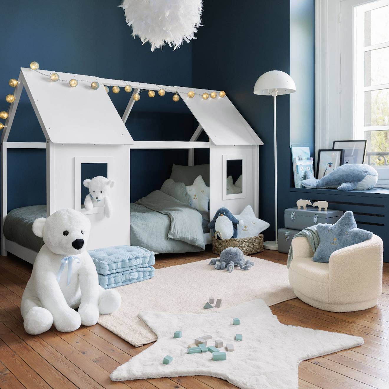 Fauteuil Enfant En Bouclette Blanc