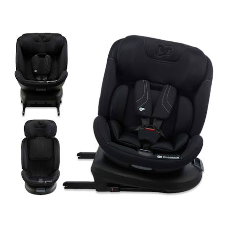 Kinderkraft - Siege Auto Xpedition 3 I Size Pratique Confortable Noir