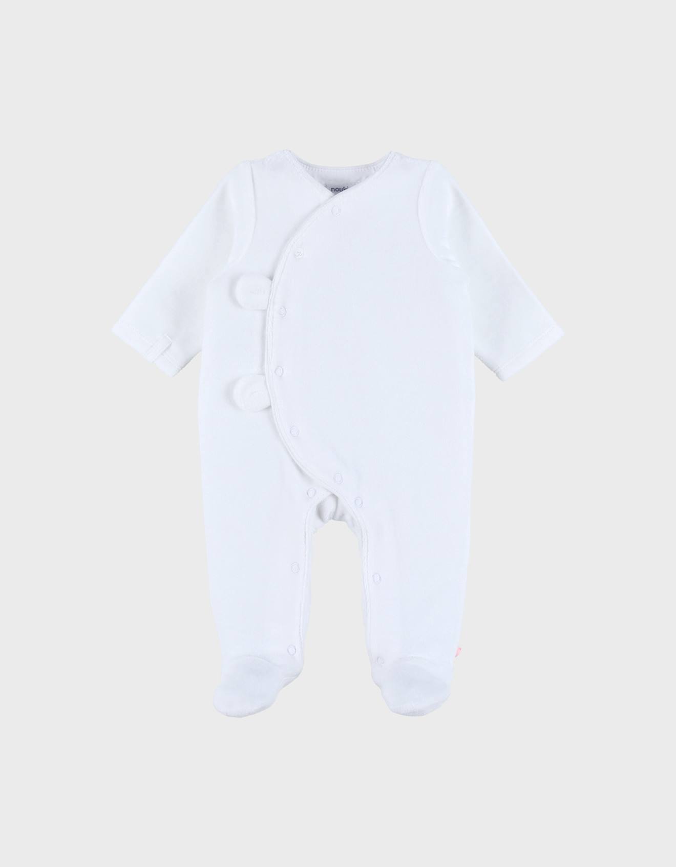 Pyjama Dors-bien En Velours Blanc 28 €