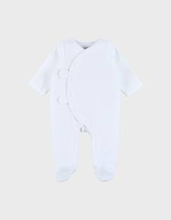Pyjama dors-bien en velours  - vertbaudet enfant