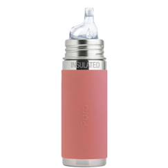 Puériculture-Repas-Biberonnerie-Biberon à bec isotherme en inox 260 ml