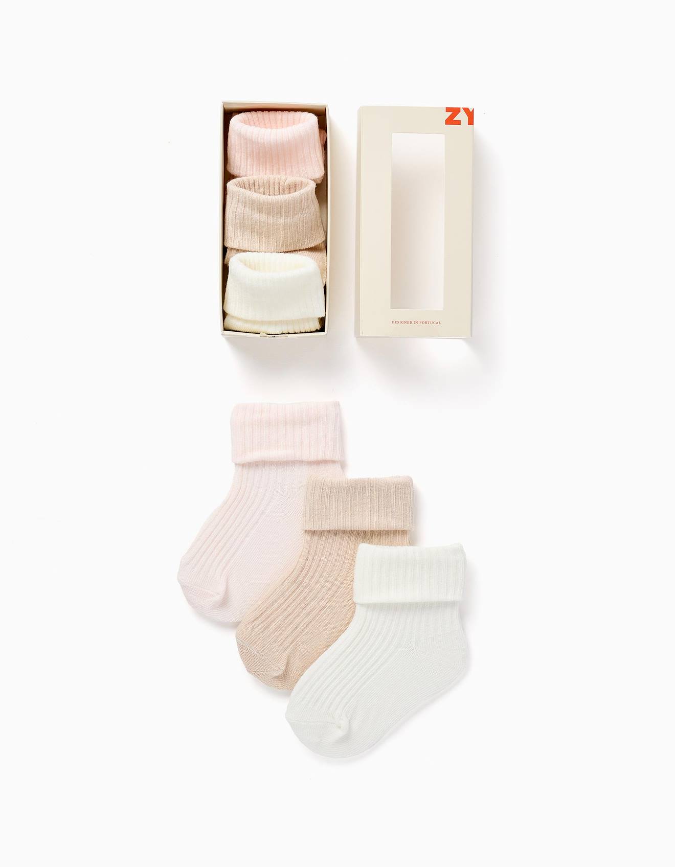 Pack 3 Paires De Chaussettes Cteles Rose 12$
