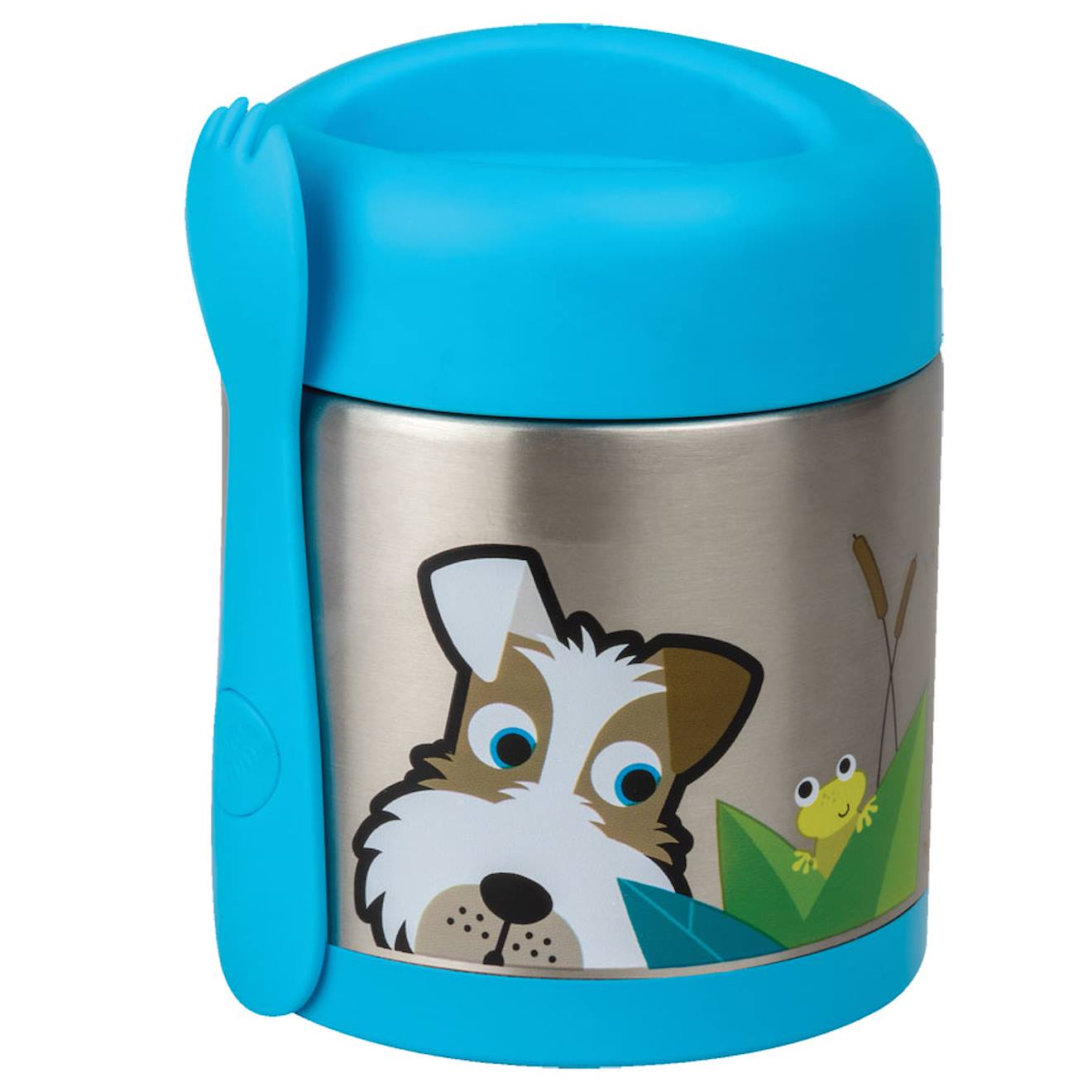 Boite À Repas Isotherme Et Sa Cuillère Magnétique Scruff Multi-coloured