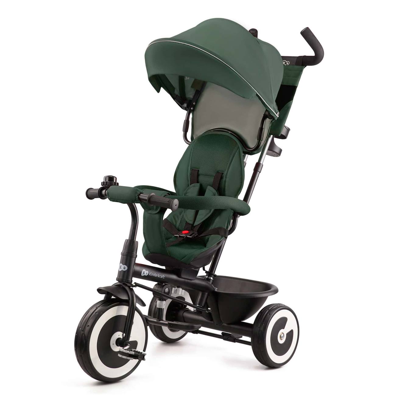 Tricycle Evolutif Poussette Avec Pare Soleil Vert