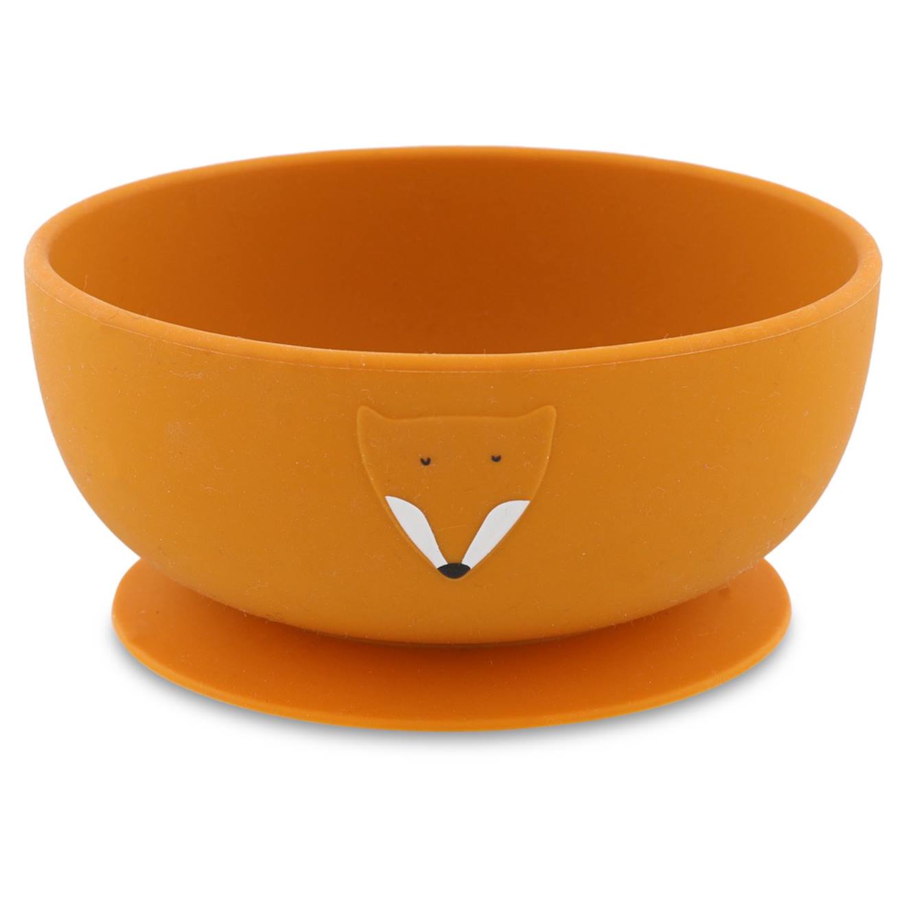 Bol En Silicone Avec Ventouse Orange