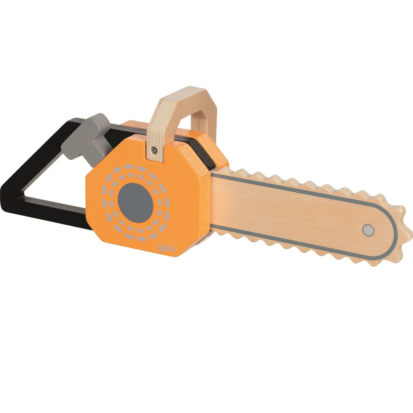 Tronçonneuse En Bois Sonore Orange