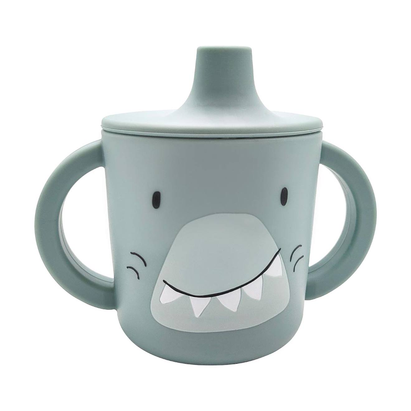 Tasse D'apprentissage En Silicone Gris