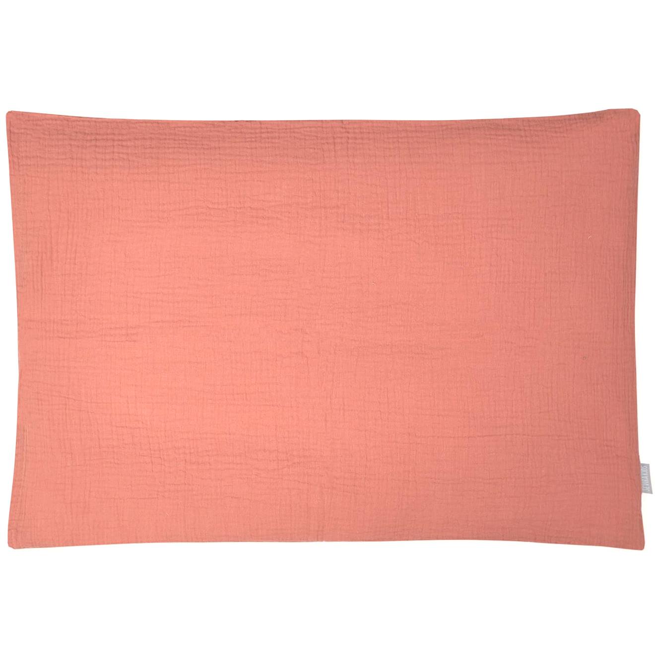 Taie D'oreiller En Gaze De Coton Jeanne Terracotta