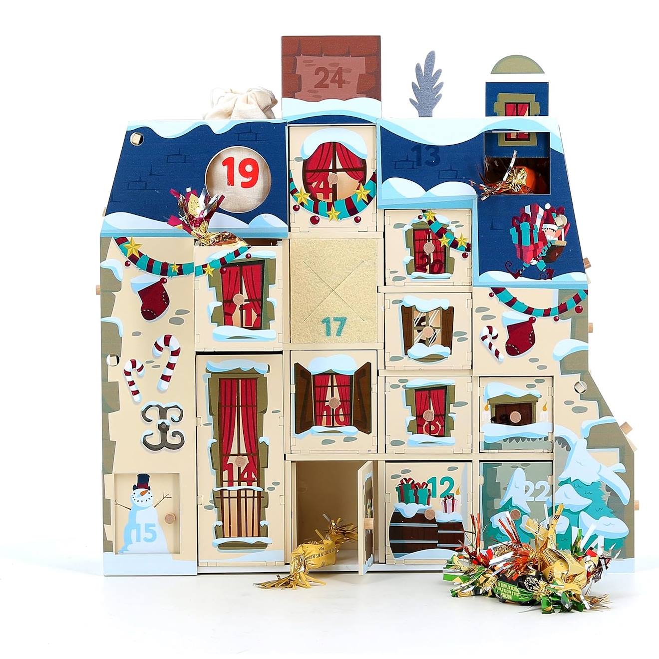 Calendrier De L'avent À Garnir Beige