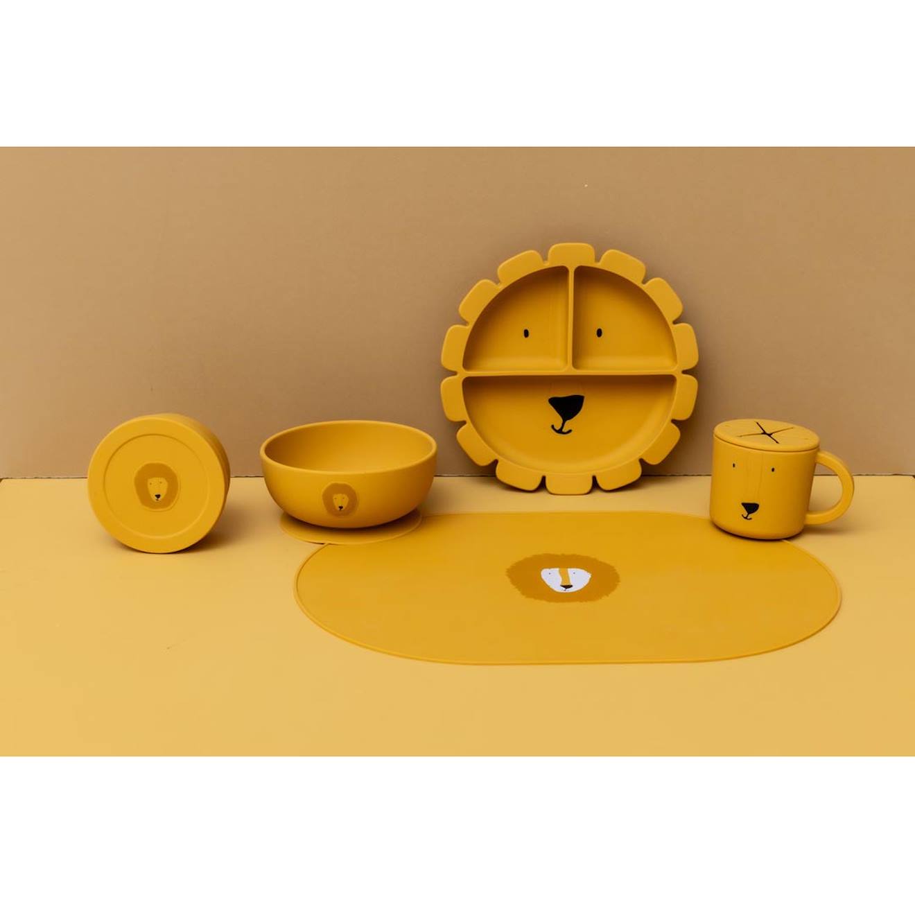 Bol En Silicone Avec Ventouse Jaune (Trixie) - Image 1