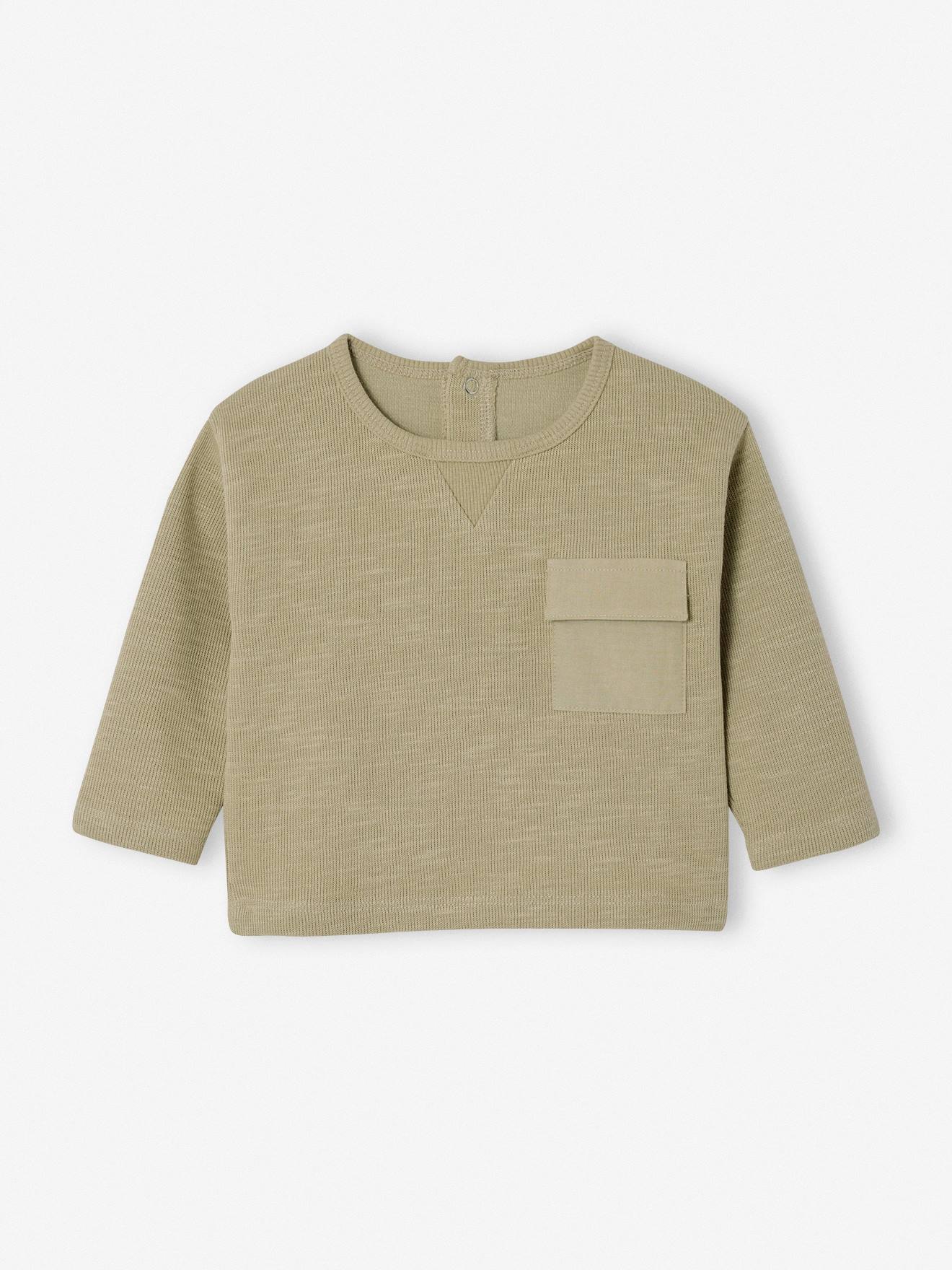 T-shirt bb manches longues kaki 9 €