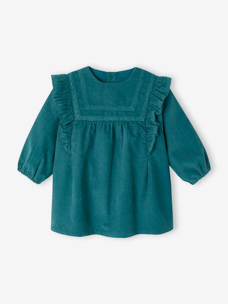 Bébé-Robe bébé en velours côtelé