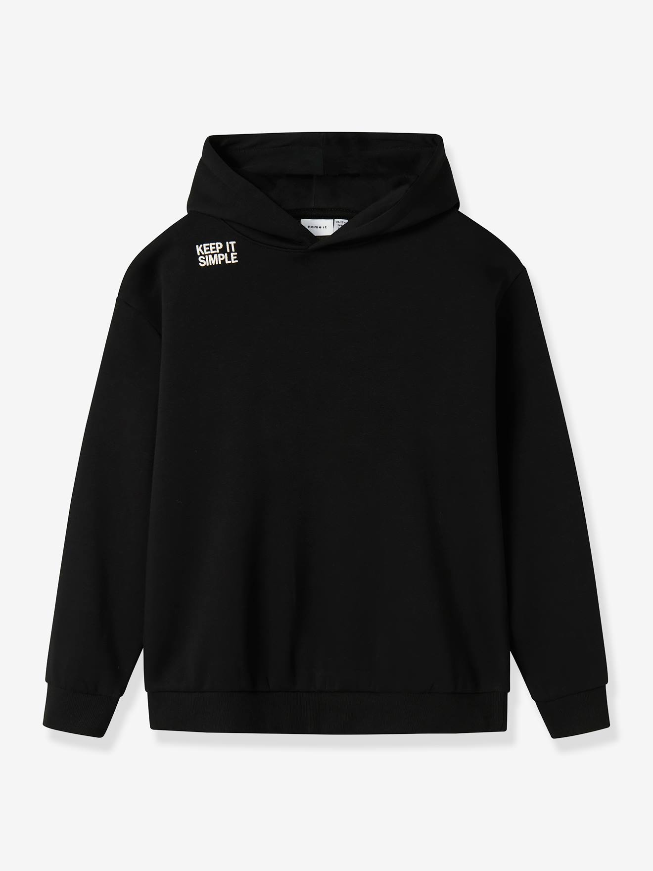 T-shirt coton recyclé garçon noir