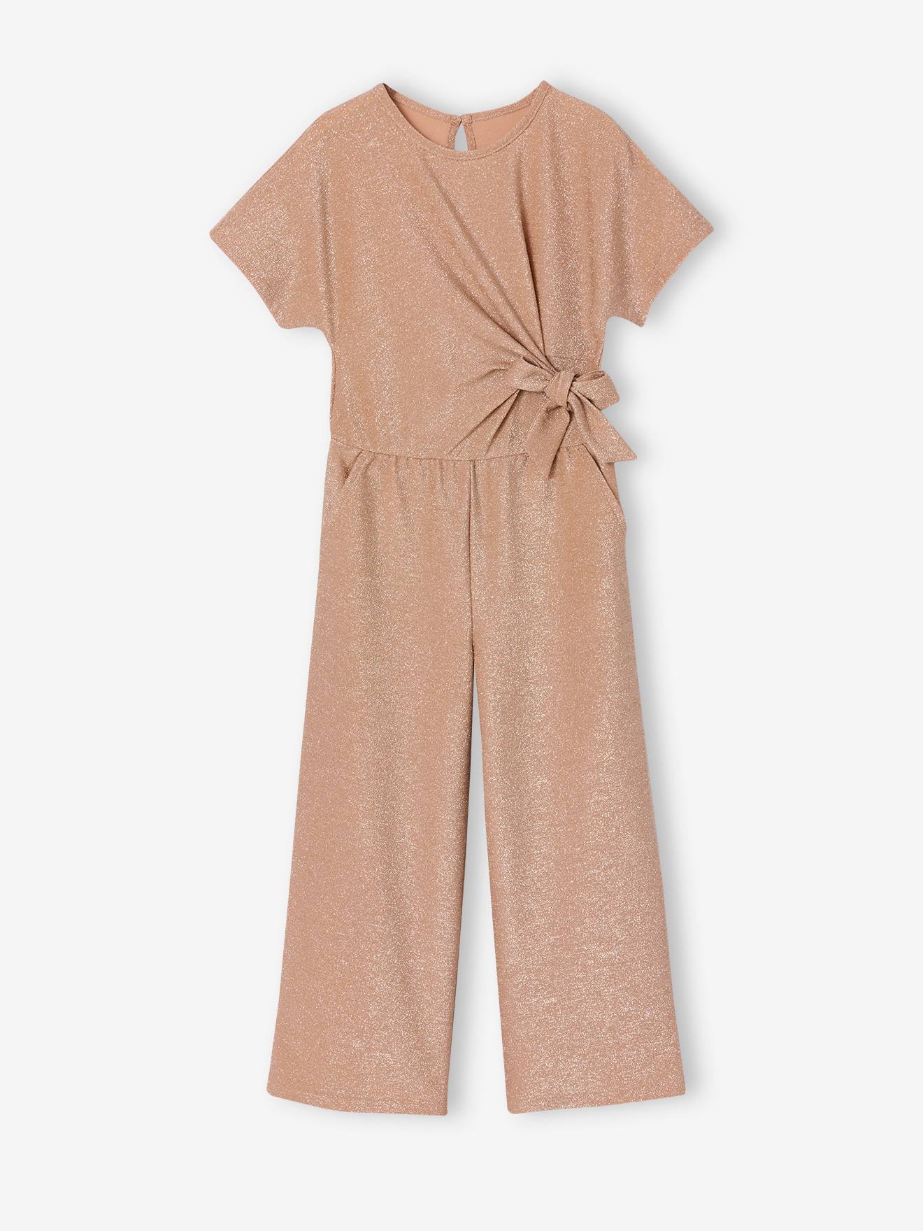 Combinaison fille nol lame noeud fantaisie rose poudr 22 €