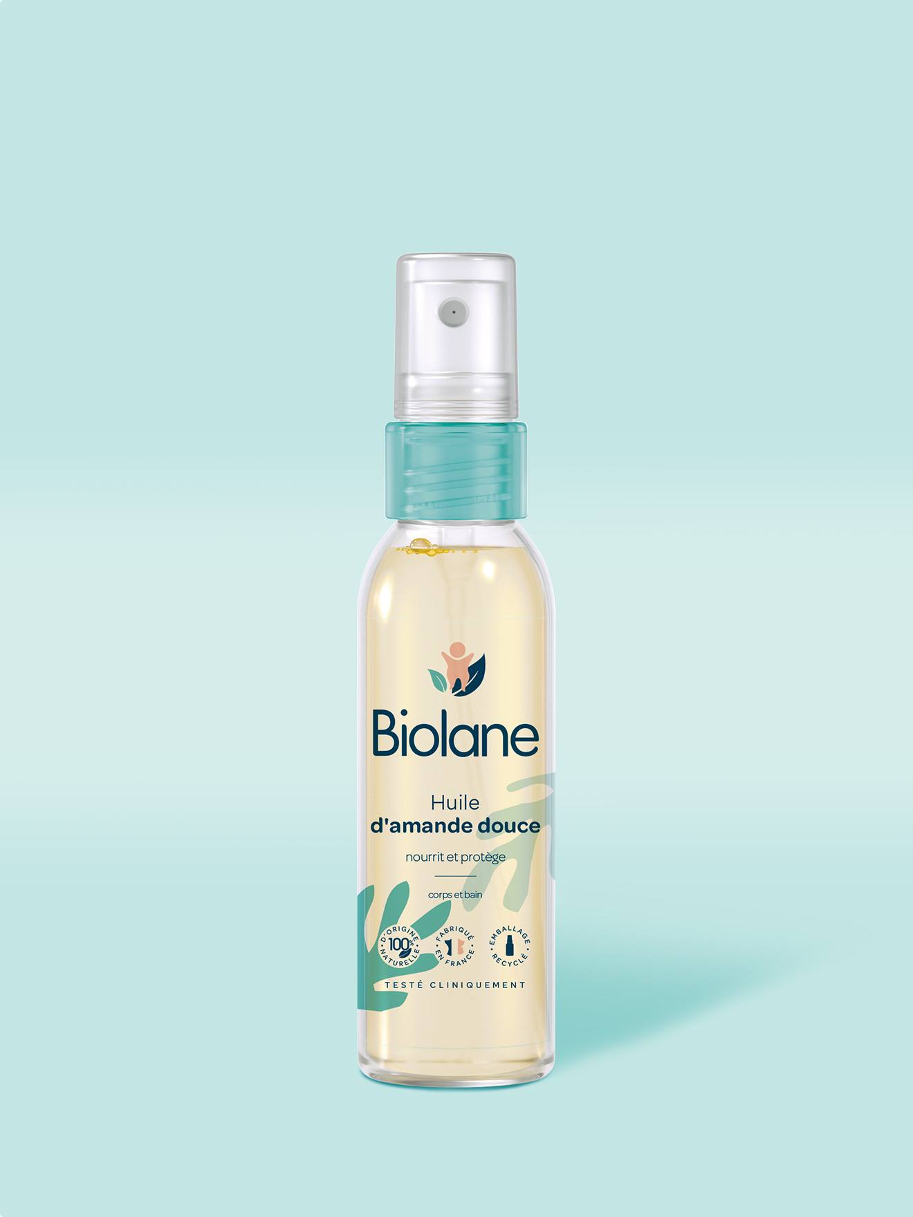 Spray D'huile D'amande Douce 75ml Blanc