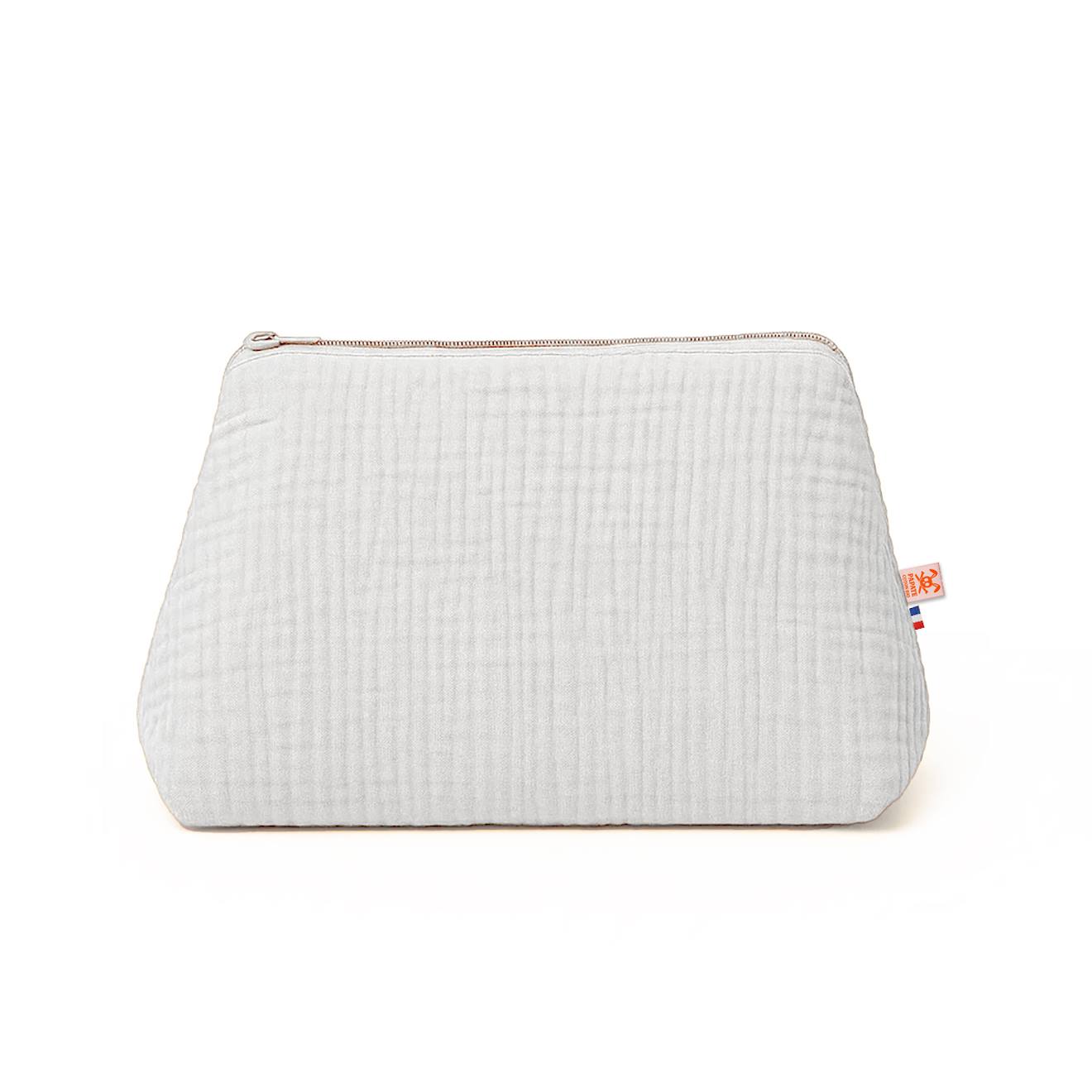 Trousse De Toilette En Coton Bio Blanc