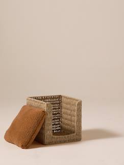 Linge de maison et décoration-Décoration-Objet déco-Panier cube pour chat en corde de papier