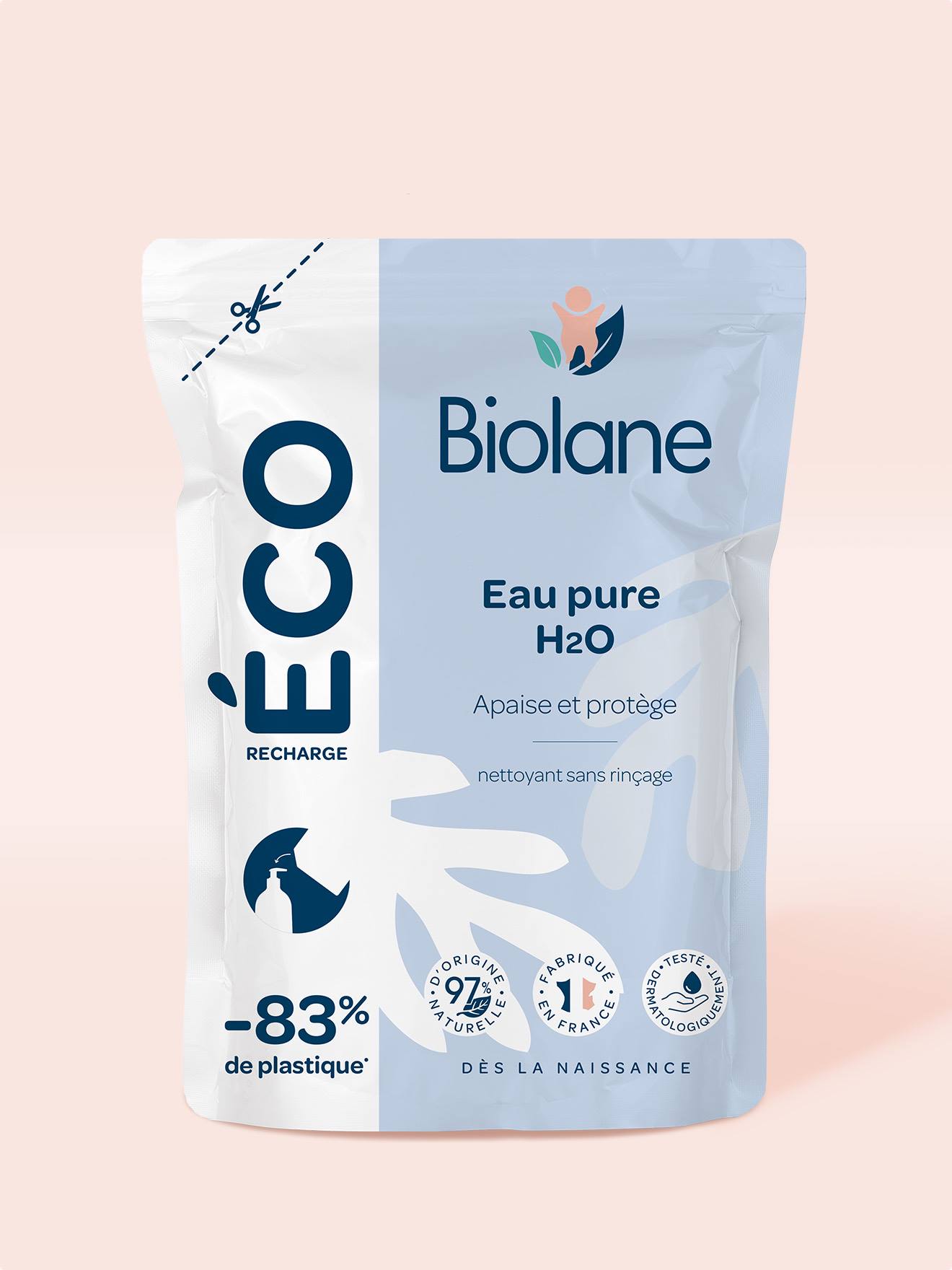 Eco-recharge Eau Pure H2o 400ml Blanc
