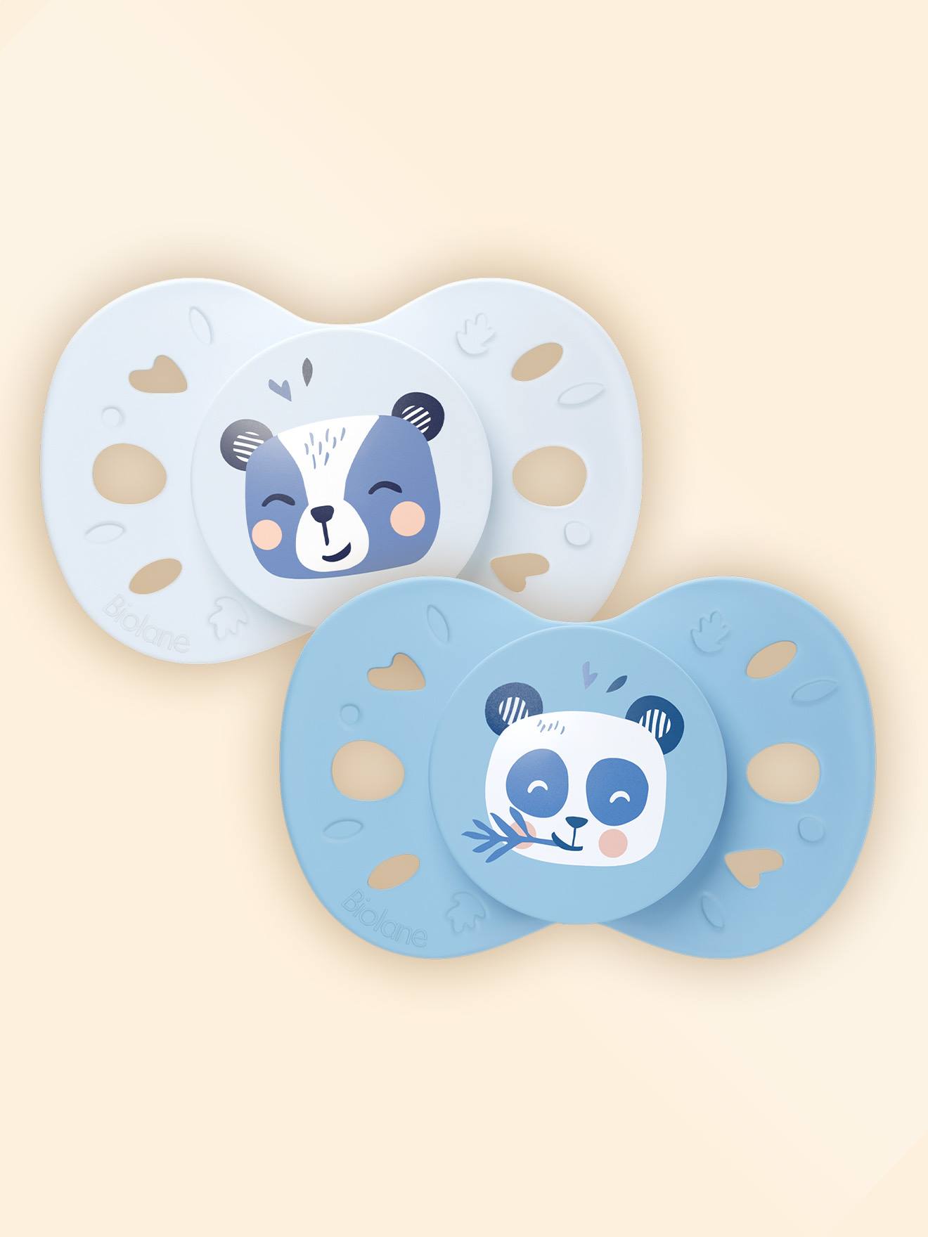 Sucette Anatomique Animaux - 18+ Mois - Lot De 2 Bleu