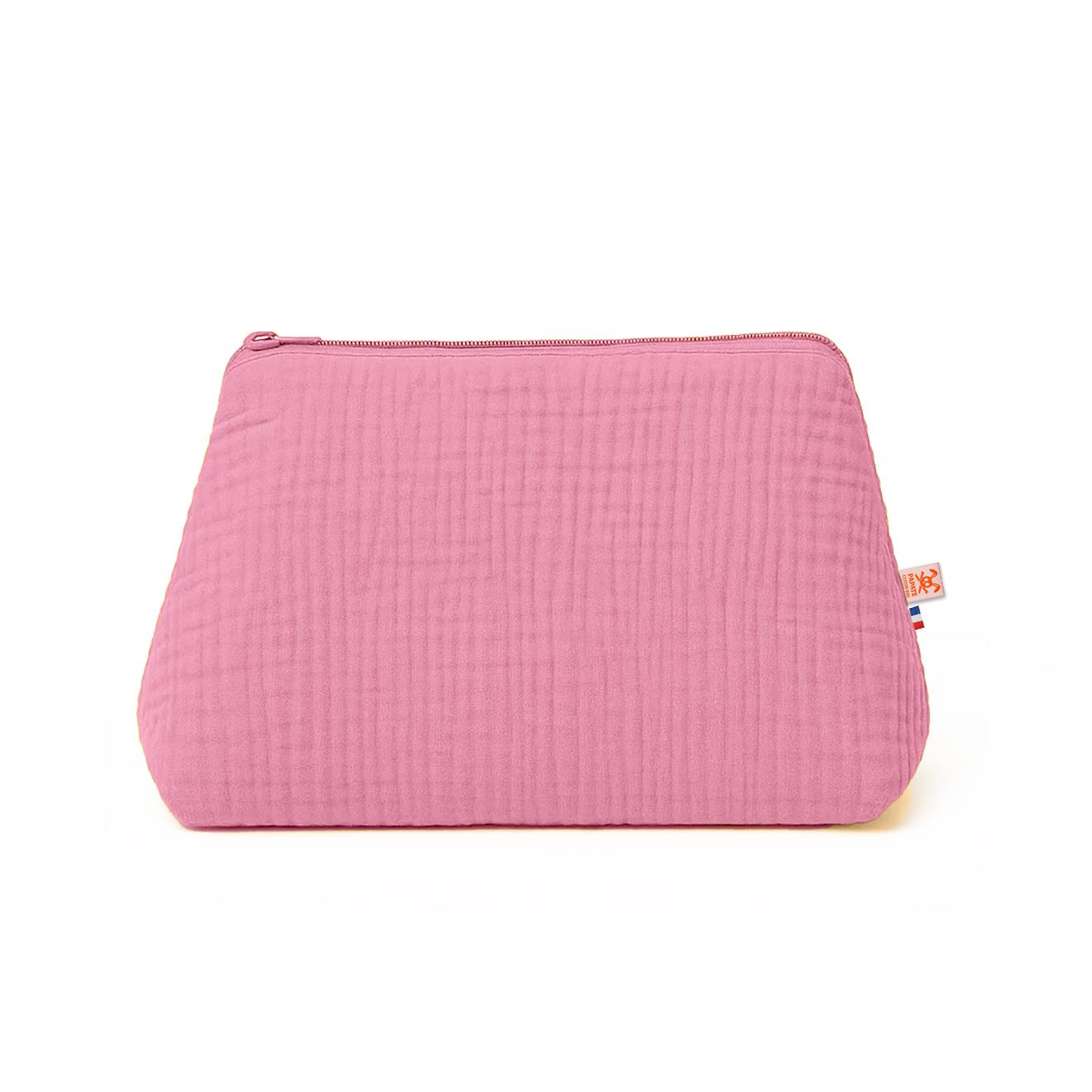 Trousse De Toilette En Coton Bio Rose