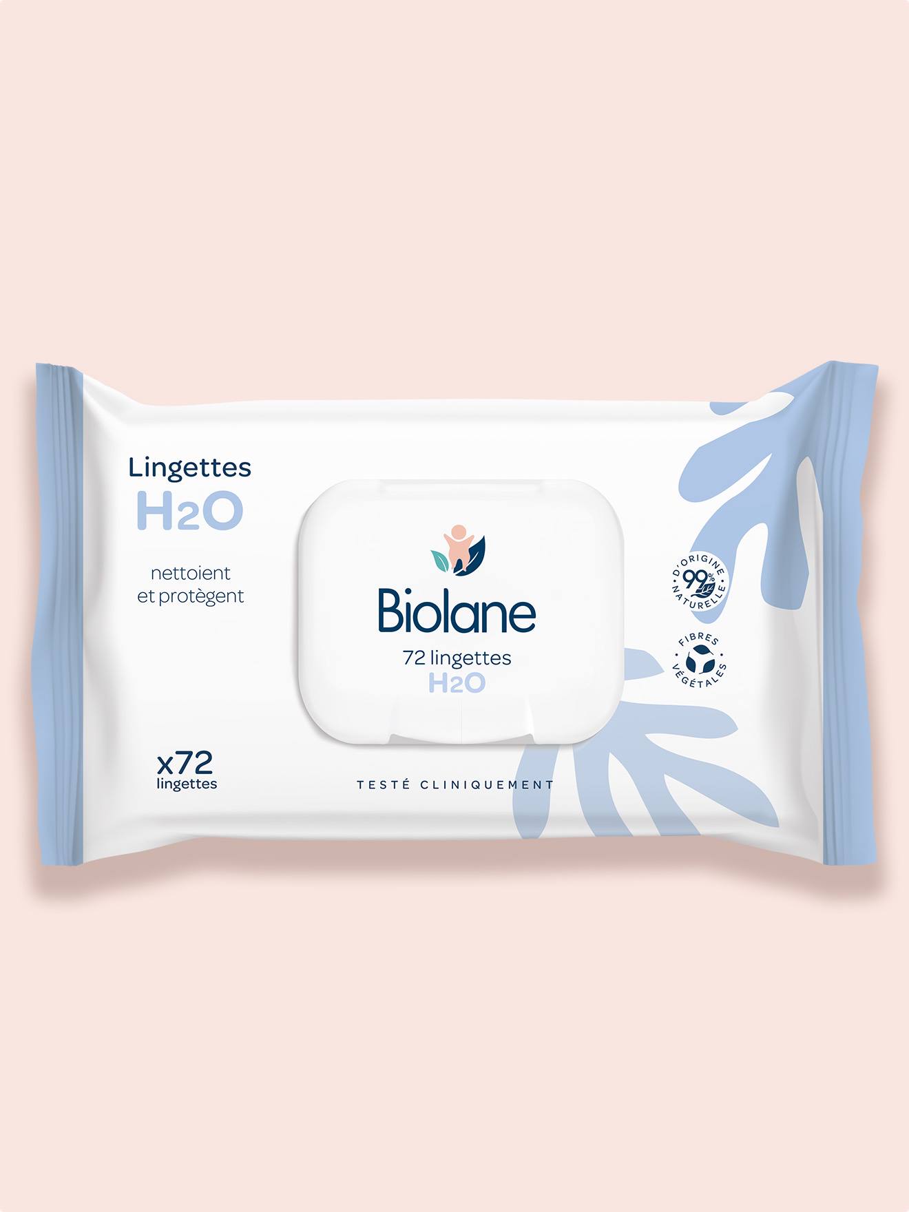 Lingettes Épaisses H2o X72 X72 (Biolane) - Image 1