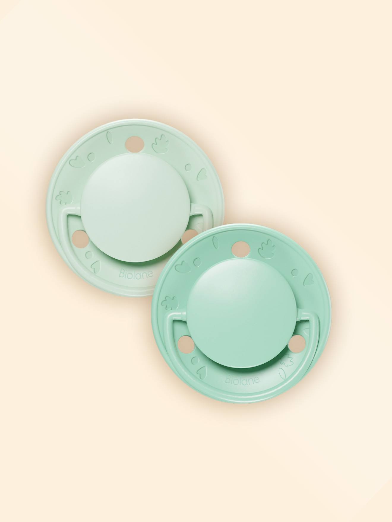 Sucette Ronde - 6+ Mois - Lot De 2 Vert