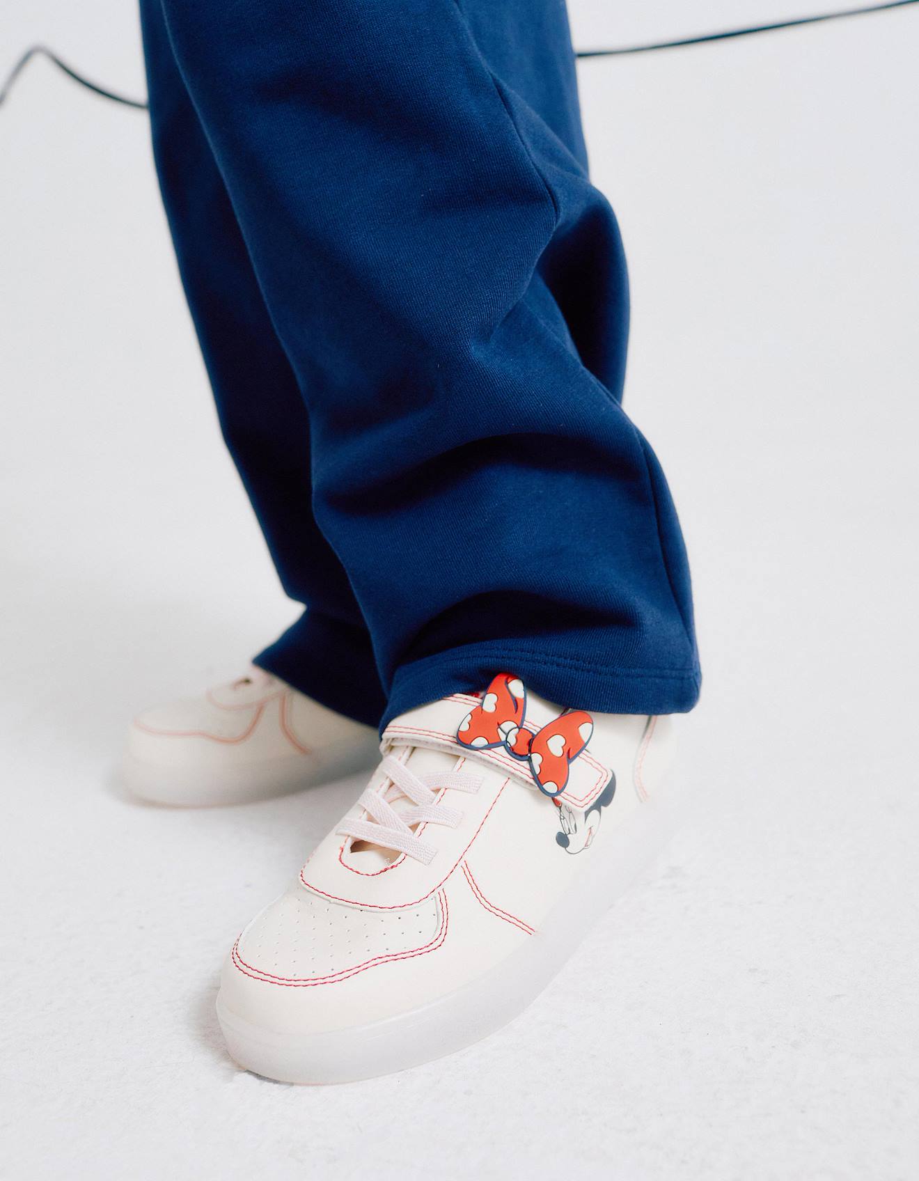 Baskets Lumineuses Minnie Beige Clair