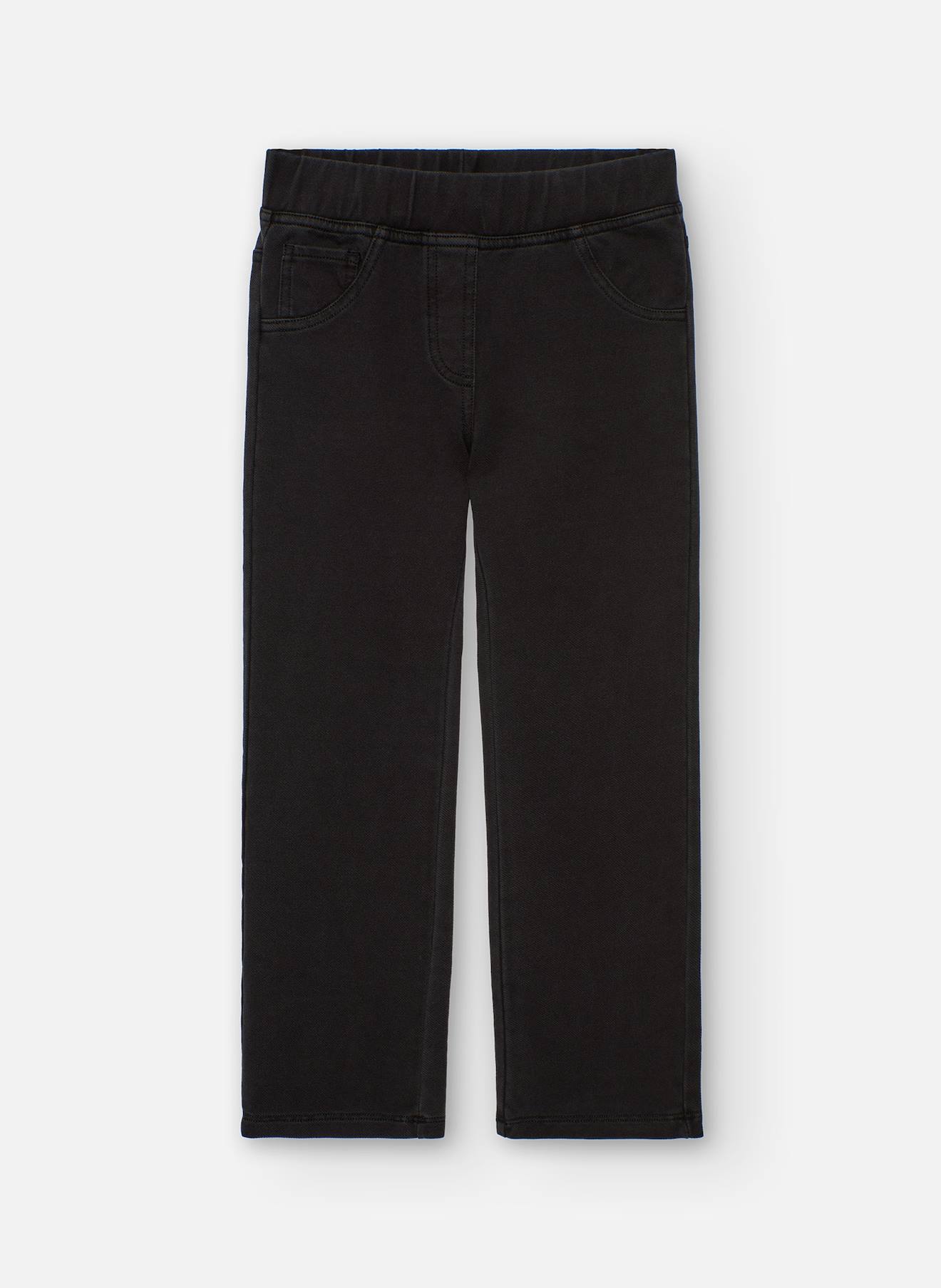 Pantalon En Toile Maille Noir