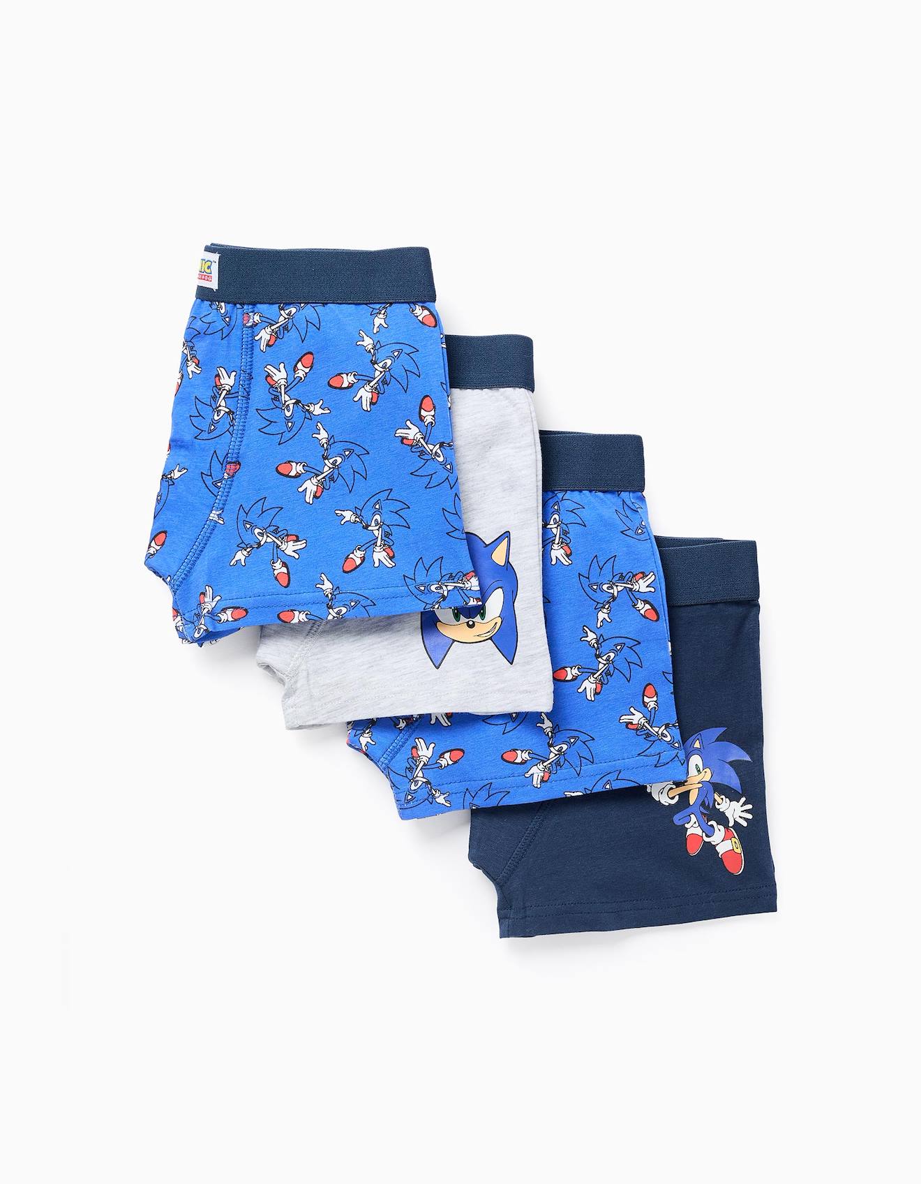 Pack De 4 Boxers Avec Sonic Multicolore