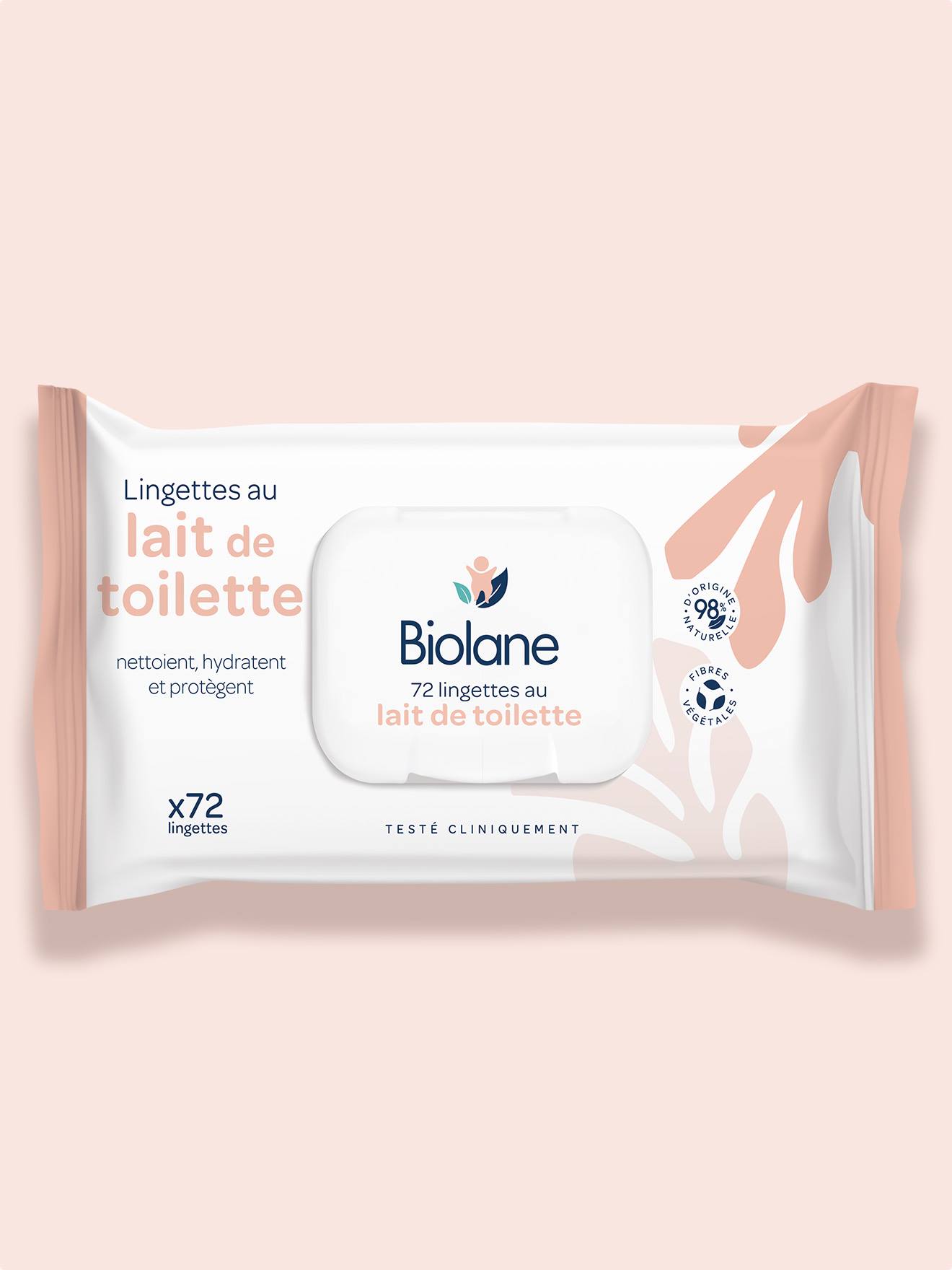 Lingettes Au Lait De Toilette Blanc