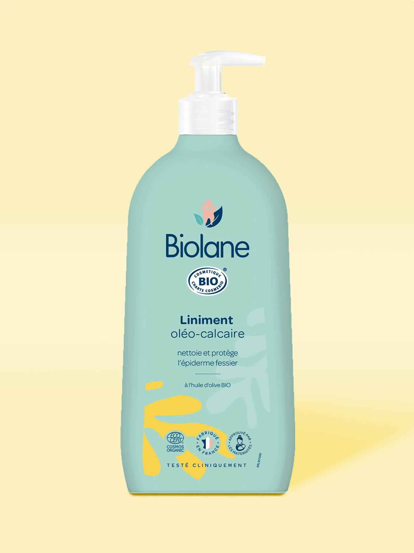 Liniment Oléo-calcaire Certifié Biologique 500ml Vert