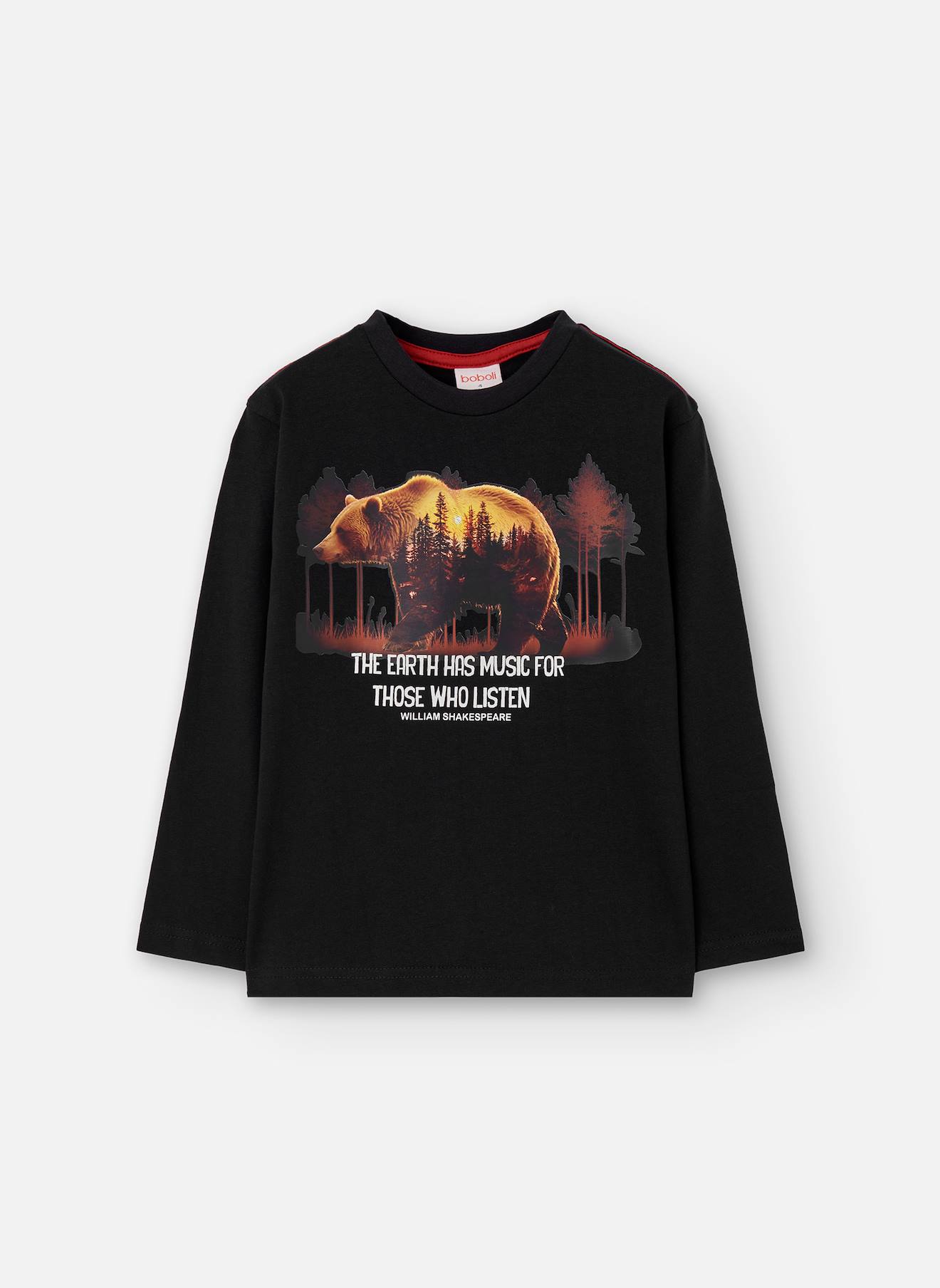 T-shirt Manche Longue Noir