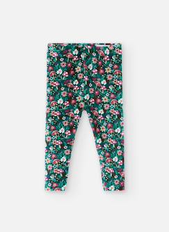 Ensemble Bébé Kitchoun Haut + Legging Motif Fleurs Et Rayures - Taille 3 Mois - Rose Fuchsia - Neuf Sans étiquettes