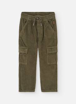 Pantalon Velours Côtelé Garçon 8-15 Ans - Taille Élastique, Confortable, Hiver